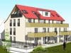 4,5-Zimmer-Wohnung mit 2 Balkonen KfW 40 - QNG - Gebäudeansicht Gartenseite