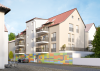Ganz oben wohnen: 3,5 Zimmer mit großer Dachterrasse · individuell planbar · KfW 40 QNG - Hausansicht Straßenseite