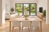 Neubau: 3,5 Zimmer mit Garten, großzügiger Ankleide und Raum für Ihre Wohnideen · KfW 40 QNG - Wohnzimmer und Terrasse - Visualisierung