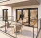 Neubau: 2,5 Zimmer mit Südbalkon, Ankleide und Platz fürs Homeoffice · barrierefrei · KfW 40 QNG - Südbalkon Visualisierung
