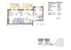 Neubau: 3,5 Zimmer mit zwei Balkonen, großzügiger Ankleide und Raum für Ihre Wohnideen · KfW 40 QNG - Grundriss Wohnung 5A
