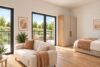 Neubau: Großzügiges Studio-Apartment mit Balkon · attraktive Kapitalanlage · KfW 40 QNG - Visualisierung Studio mit Balkon