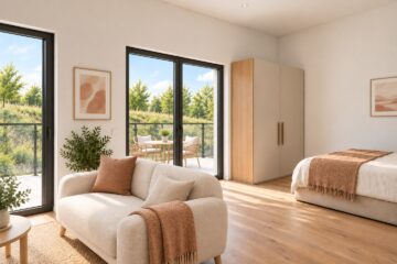 Neubau: Großzügiges Studio-Apartment mit Balkon · attraktive Kapitalanlage · KfW 40 QNG, 72622 Nürtingen, Wohnung