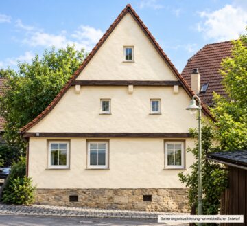 Einmalig: Historisches Fachwerkhaus inkl. geplanter Komplettsanierung, Gewölbekeller, Garten, Stellplatz, 70794 Filderstadt, Einfamilienhaus